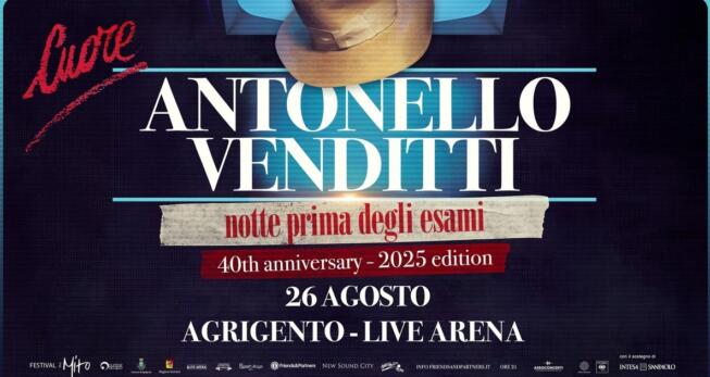 Antonello Venditti ad Agrigento in concerto