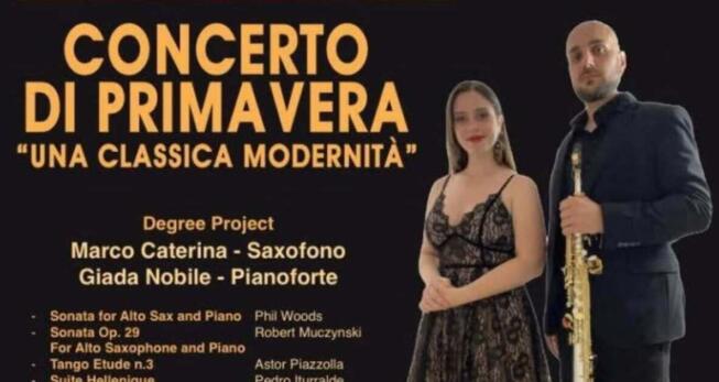 Concerto di primavera al Teatro l'idea di Sambuca