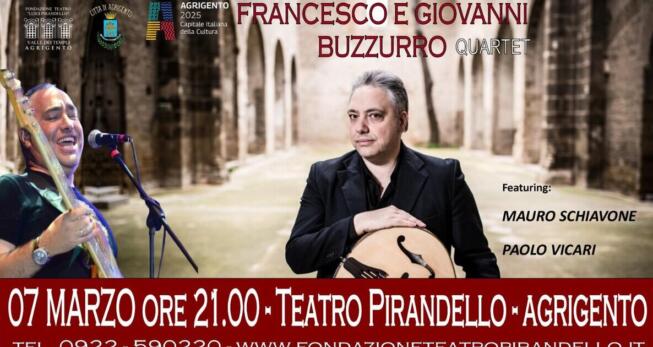 Francesco Buzzurro al Teatro Pirandello di Agrigento