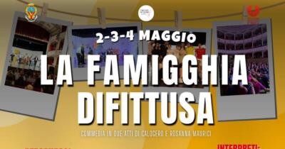 La famigghia difittusa in scena ad Agrigento al Teatro l'Idea