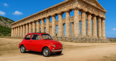 mostra auto d epoca a segesta