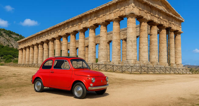 mostra auto d epoca a segesta