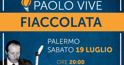fiaccolata per borsellino 2025