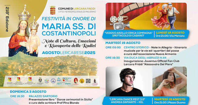 Estate 2025 a Lercara Friddi
